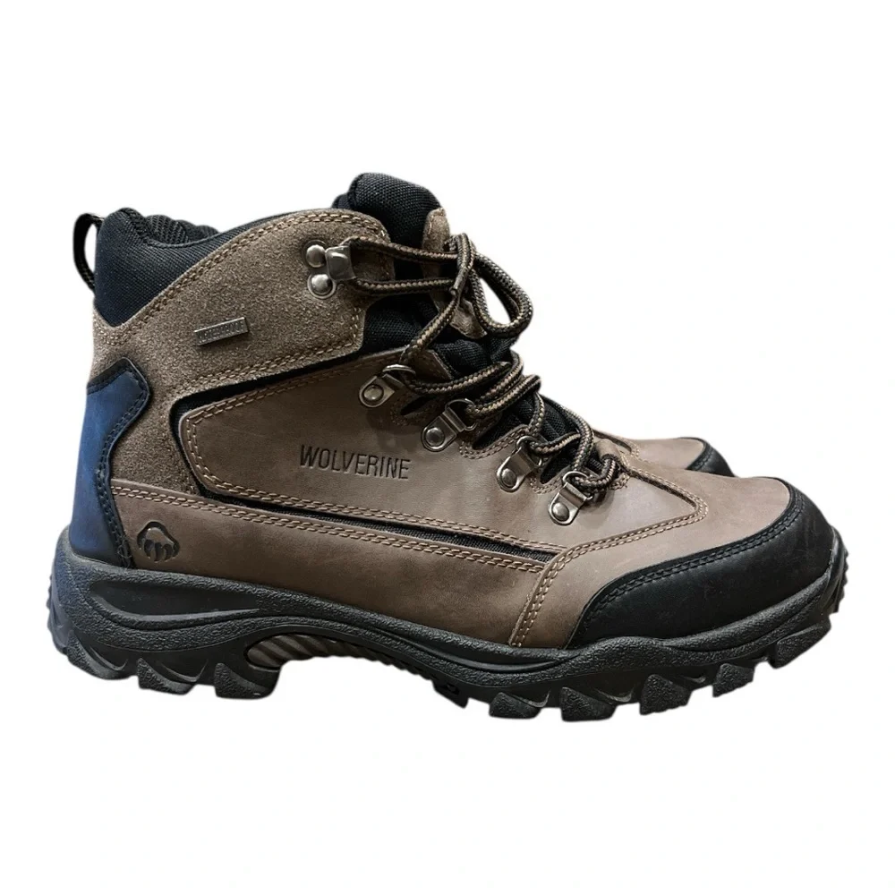 Wolverine Men's Spencer Waterproof Hiking Boots in brown and black SZ 11